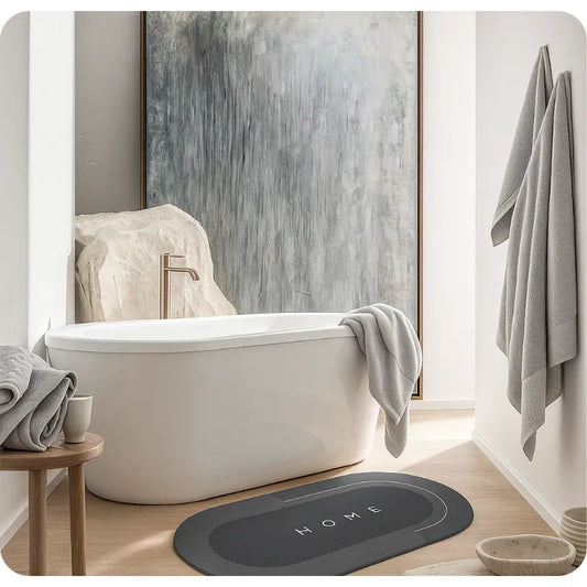 FourSafe™ Absorbent & Non-Slip Bath Mat