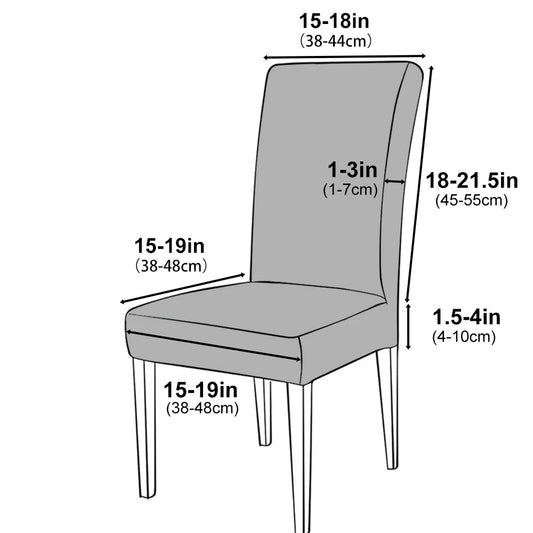 New Polar Fleece Chair Cover Stretch Universal Size Cheap Chair Seat Covers With Back For Wedding Dining Room Chairs For Home